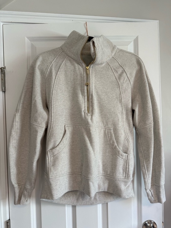 lululemon athletica Sweaters - Lululemon Scuba Funnel Neck Half Zip